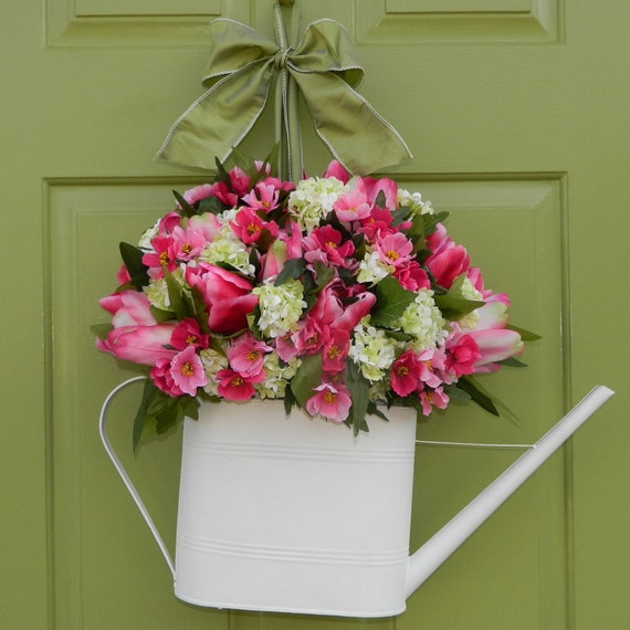 Items similar to Spring Wreath - Hydrangea Wreath - Mothers Day Gift ...