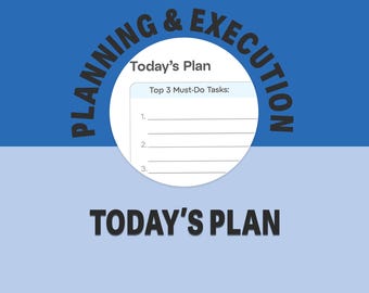 ADHD の子供のためのデイリープランナー | 実行機能の印刷可能（PDF ダウンロード）