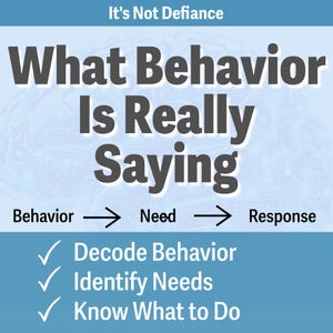 Kit de Ferramentas de Comportamento PDA | Roteiros de Comunicação para Autismo, Decodificador de Necessidades (Download Digital)