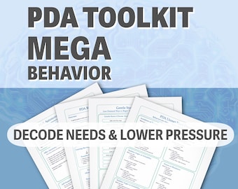 PDA Verhaltens-Toolkit | Autismus Kommunikation Scripts, Braucht Dekoder (Digitaler Download)