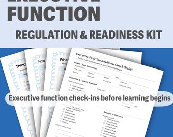 ADHS Autismus Regulations Kit - Unterstützung der Exekutivfunktion (Digitaler Download)
