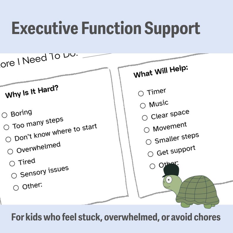 ADHD Chore Chart | Aufgabenübersicht zum Ausdrucken, Neurodivergente Kinder (PDF Download) Bild 2