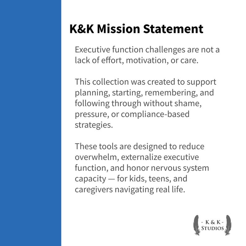 ADHD Task Breakdown Printable | Executive Function Tool (Digital Download) image 9