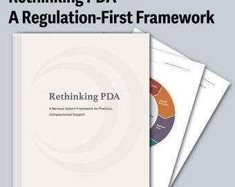 Unterstützung der emotionalen Regulierung für Autismus & ADHS | PDA-Rahmen für Schulverweigerung überdenken (57 Seiten PDF)