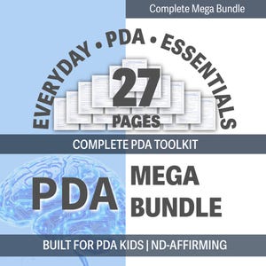 PDA Regulation Toolkit for Autism & ADHD | Meltdown Support, IEP Accommodations, Low-Demand Routines (27 Pages)