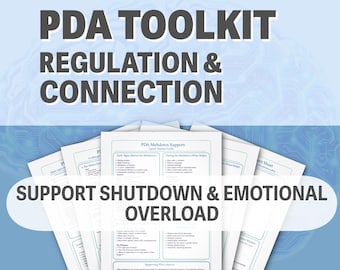 PDA Toolkit | Neuroaffirming Regulation, Shutdown, Meltdown Support (Digitaler Download)
