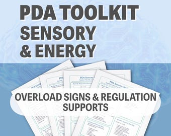 PDA Sensorisches Toolkit | Neuroaffirming Regulation unterstützt (Digitaler Download)