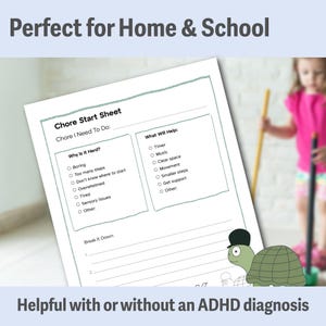 ADHD Chore Chart | Aufgabenübersicht zum Ausdrucken, Neurodivergente Kinder (PDF Download) Bild 4
