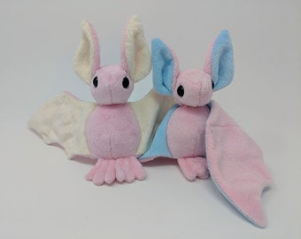 pink bat plush