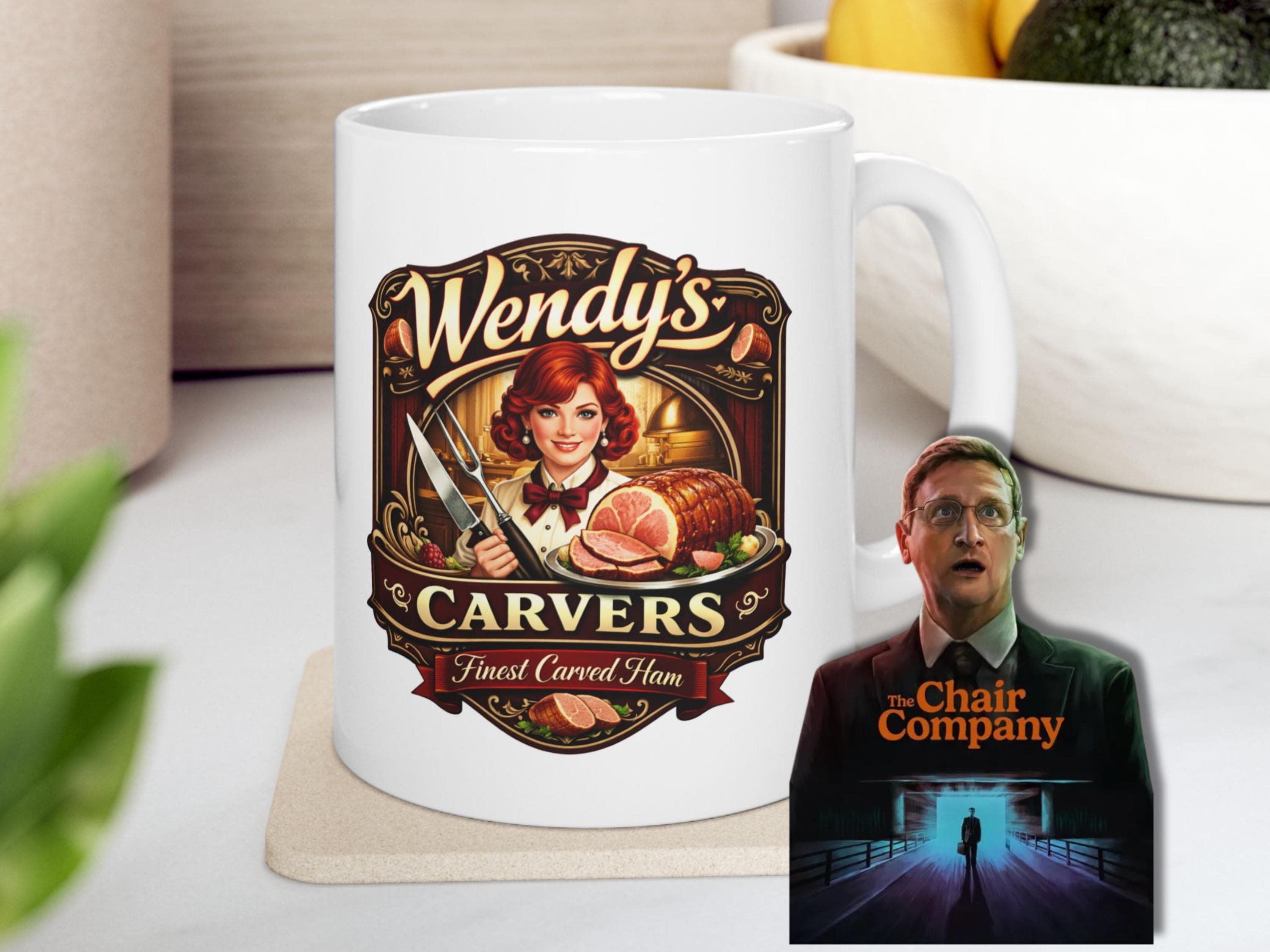 Vintage Wendys Mug - Etsy