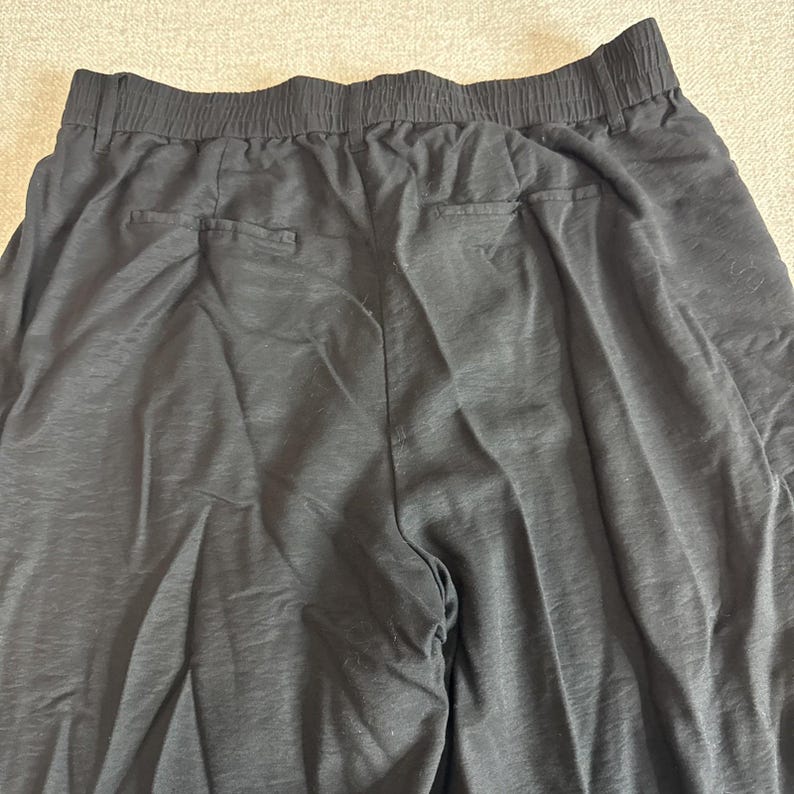 Simply Vera Pantalon Vera Wang Femme Taille 14 Jambe Large Noir image 9