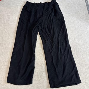 Simply Vera Pantalon Vera Wang Femme Taille 14 Jambe Large Noir image 1