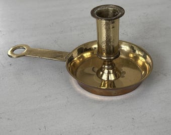 Candelabro vintage de latón de Williamsburg de Virginia Metalcrafters