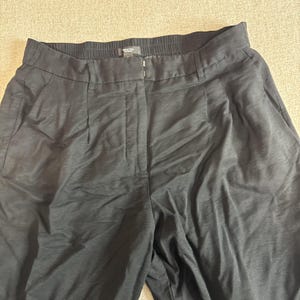 Simply Vera Pantalon Vera Wang Femme Taille 14 Jambe Large Noir image 5