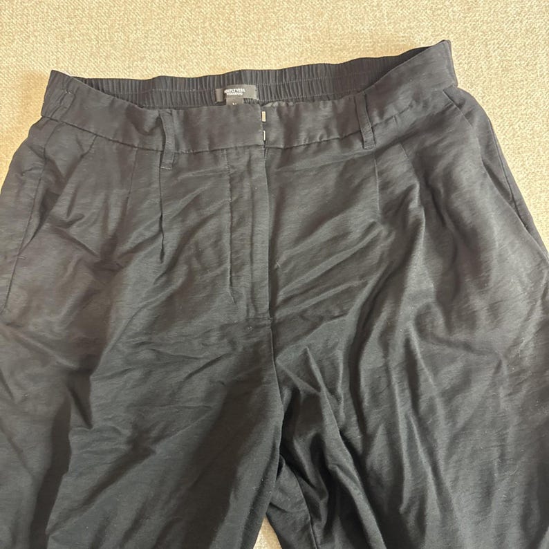 Simply Vera Pantalon Vera Wang Femme Taille 14 Jambe Large Noir image 5