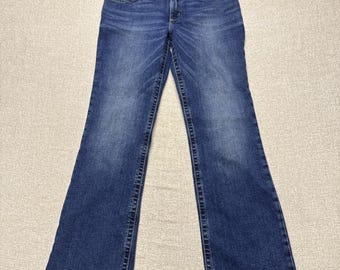 Wrangler Willow Ultimate Riding Jean Blue Denim Mid-Rise Size 9x34
