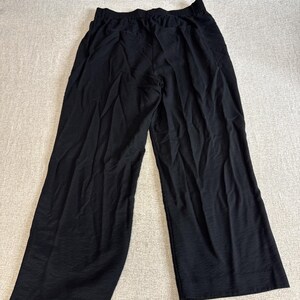 Simply Vera Pantalon Vera Wang Femme Taille 14 Jambe Large Noir image 8