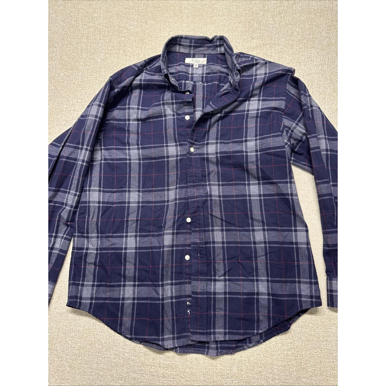 turnbury dress shirts Turnbury Mens Red Solid Button-Down Dress Shirt, Size XL/34