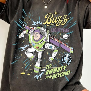 Retro Buzz Lightyear To Infinity And Beyond PNG, Toy Story Pixar Disney PNG, Space Ranger PNG, Disneyland Family Trip Matching