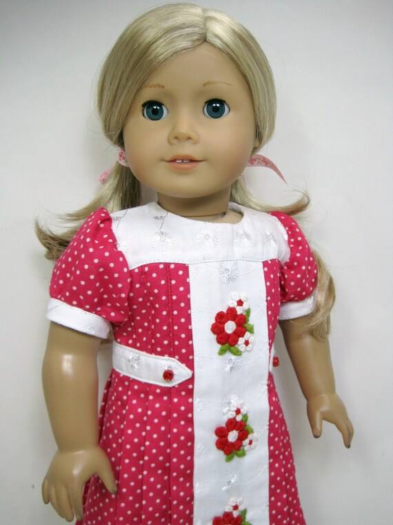 Vintage style Pleated dress that fit American girl doll or 18 Etsy