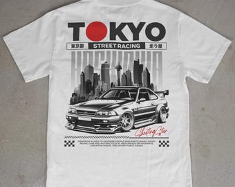 Tokyo Street Racing T-Shirt | JDM Car Graphic Tee | Hashiriya Drift Culture Streetwear