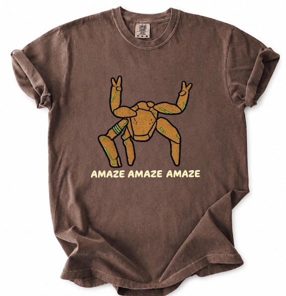 Amaze Amaze Amaze Rocky Alien Comfort Shirt,Funny Sci-Fi Quote Space Graphic Tee,Viral Internet Meme Tee,Retro Vintage Graphic Shirt