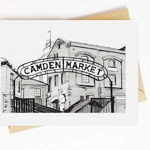 Mercado de Camden Cartão Comemorativo | Cartão de boas vindas