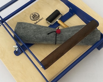 A3 Hand Lino Printing Press, Rubber Roller, Compact Linocut