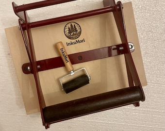 A3 Handheld Lino Printing Press with Rubber Roller
