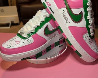 Custom Air Force 1 Shoes Hand Painted Nike Air Force One Sneakers Personalized Design Shoes Custom Logo Theme Gift for Sneaker Lovers