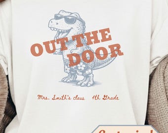 Camiseta personalizada para profesores de fin de curso, último día de clase, camiseta personalizada para profesores, fin de curso, camiseta de verano, feliz último día