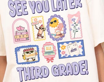 Custom grade teacher end of year tshirt last day of school custom teacher shirt schools out summer t shirt happy last day tee elementary