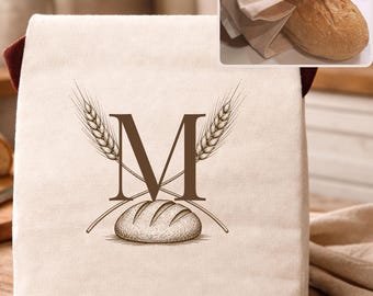 Custom sourdough bread bag gift for bakers sourdough gifts wedding kitchen gift for bread lover kitchen gift for mom personalized bread bag