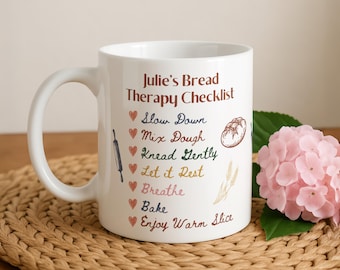 Custom cottage kitchen mug custom gifts for mom personalized sourdough gift for homemaker coffee cup cottagecore gifts farmhouse mugs