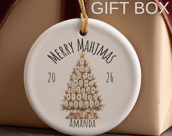 Custom mahjong lover ornament, mahj gifts mahjong friend gift exchange, game night gifts personalized mahjong group gift for mahjong friend