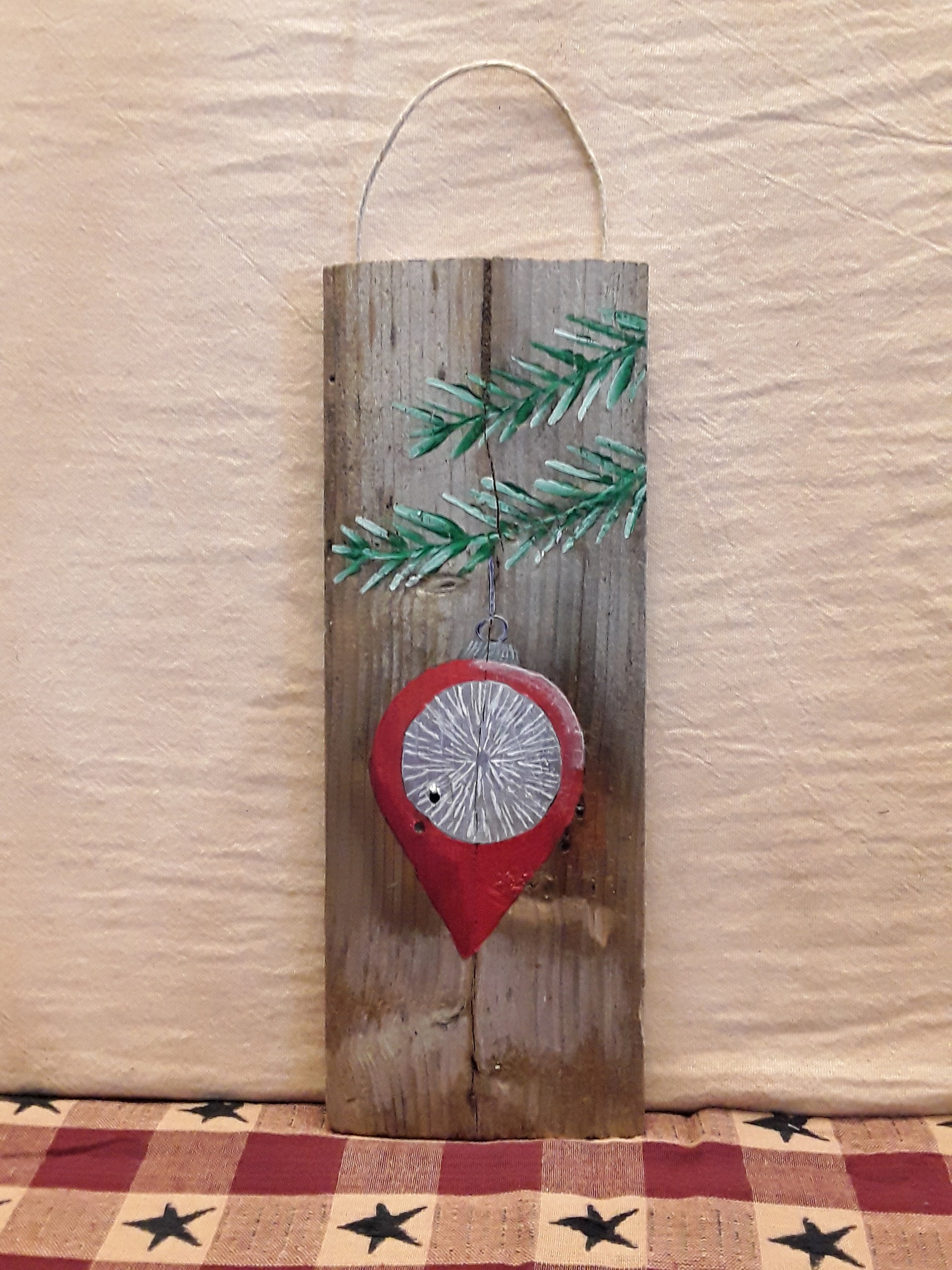 Wood Ornament Wall Hanger Etsy