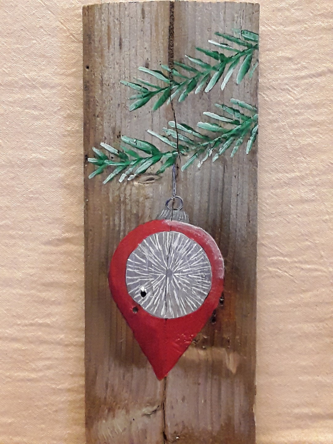 Wood Ornament Wall Hanger Etsy