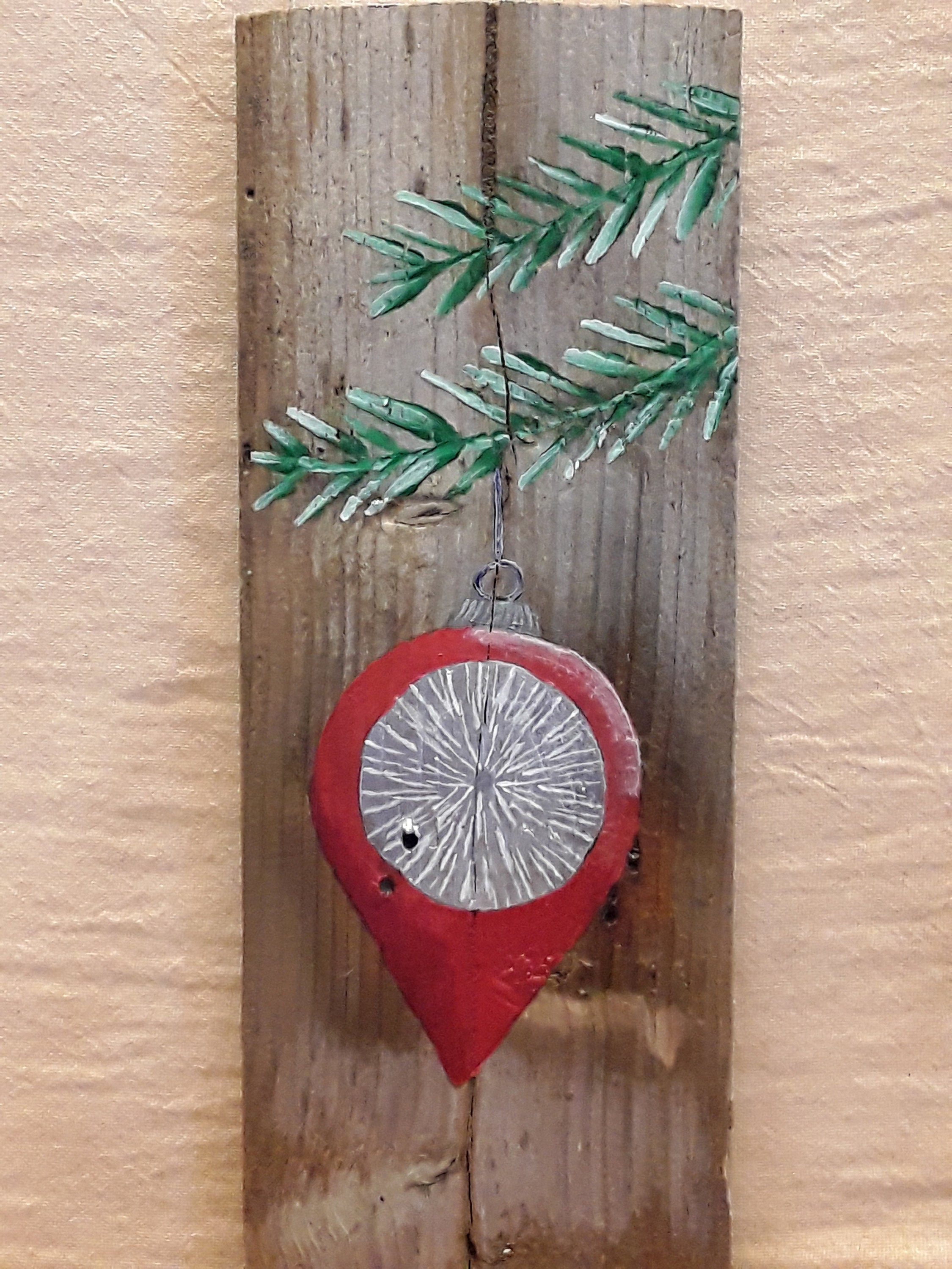 Wood Ornament Wall Hanger Etsy