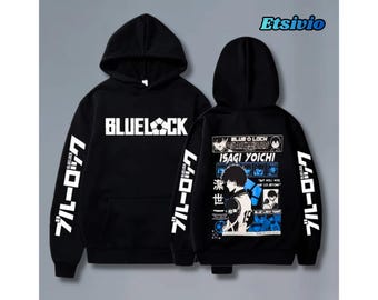 Sudadera con capucha de anime Blue Lock, sudadera personalizada de Michael Kaiser, sudaderas con capucha de estilo urbano
