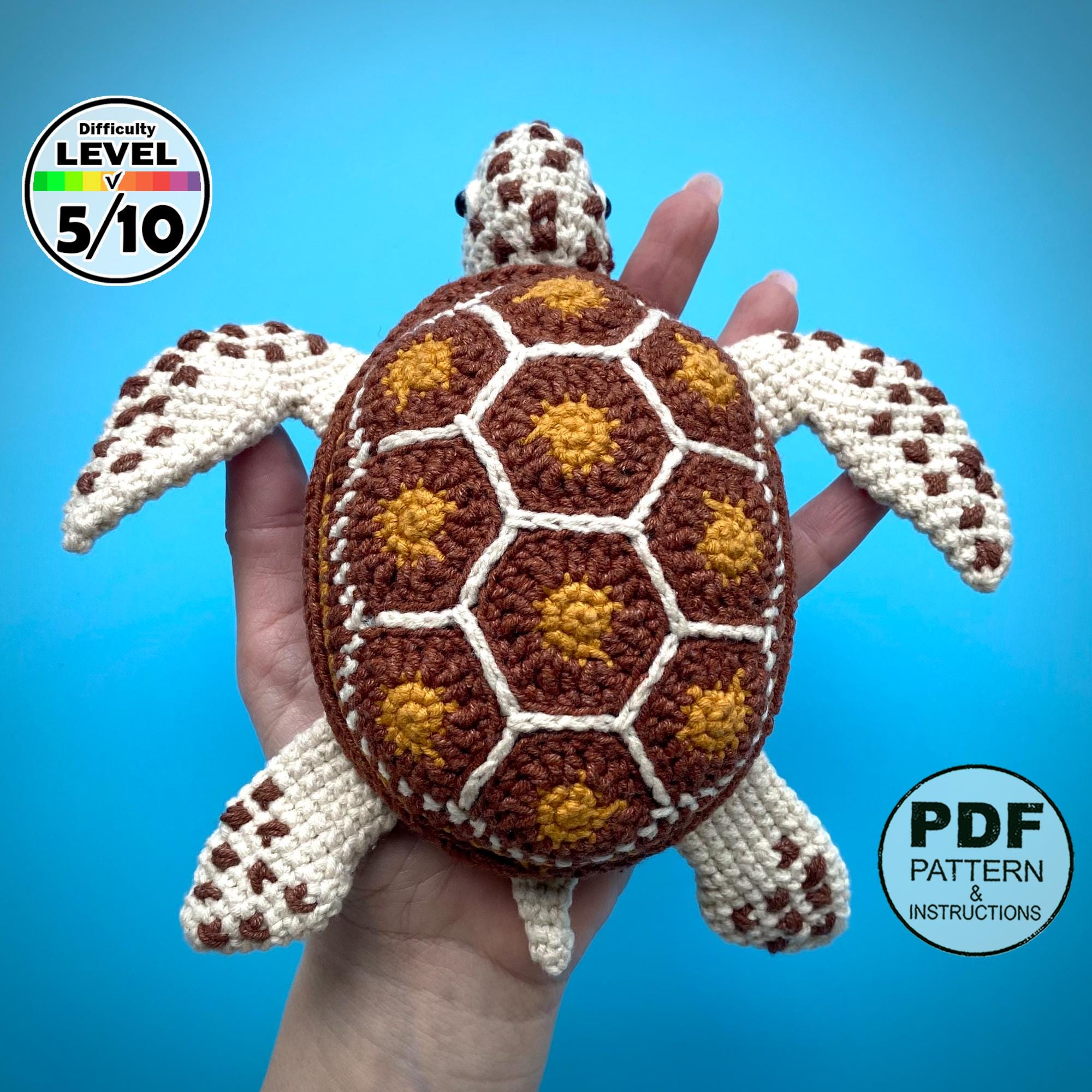 38 Sea Turtle Crochet Patterns: Create Adorable Keepsakes for Everyone 21 Sea Turtle Crochet
