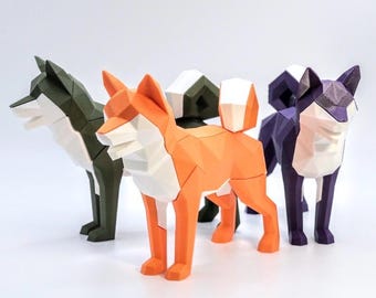 Rompecabezas magnético de Shiba Inu impreso en 3D