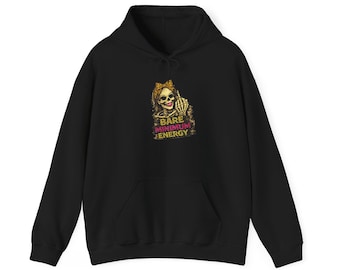 F Off Skeleton Middle Finger Hoodie | Bare Minimum Energy