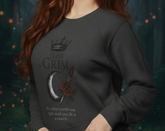Team Grim Lightlark Nightshade Sweatshirt | Dark Fantasy Graphic
