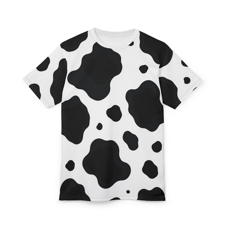 Cow Print Tee | Cow Pattern Shirt, Cow Print, Cow Outfit, Animal Print ...