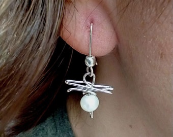 Boucles d’oreilles Firefly en perle faites à la main