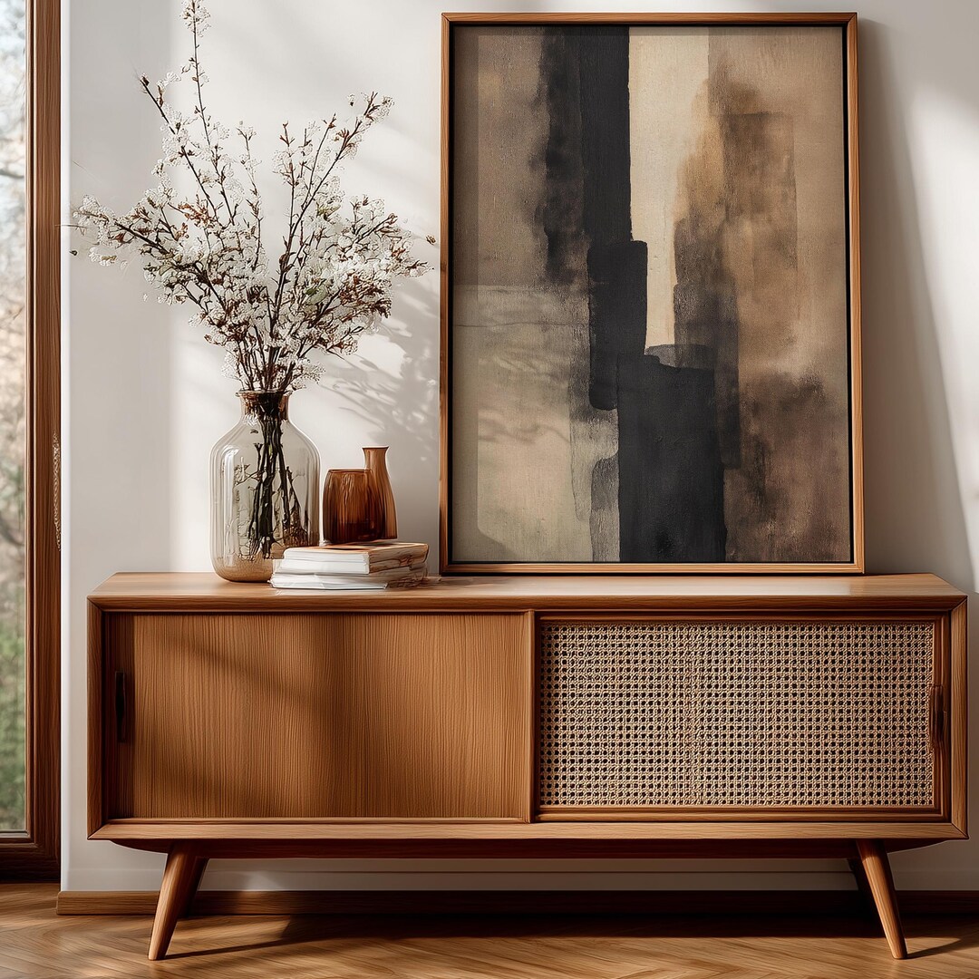 Japandi Wabi Sabi Wall Art: Earthy Abstract Print (digital Download) - Etsy