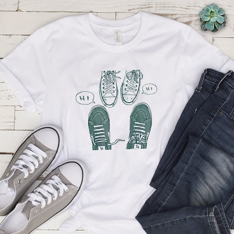 Heartstopper Shoes T-Shirt | Heartstopper Gay Charlie and Nick Shirts |  Gift For Heartstopper Fans | Charlie Shirt Spring | Nick Tee Nelson 