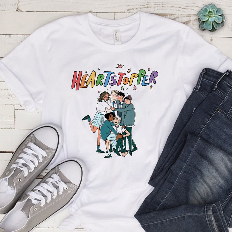 Heartstopper T-Shirt | Heartstopper Gay Charlie and Nick Shirts |  Gift For Heartstopper Fans | Charlie Shirt Spring | Nick Shirts Nelson 