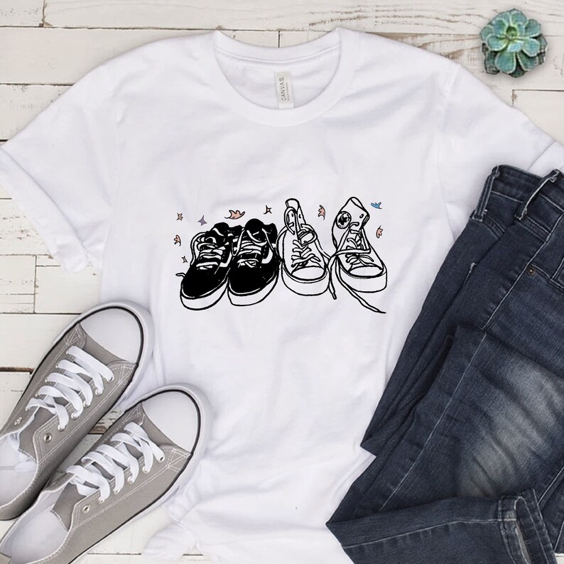 Heartstopper Shoes T-Shirt | Heartstopper Gay Charlie and Nick Shirts | Gift For Heartstopper Fans | Charlie Shirt Spring | Nick Tee Nelson 