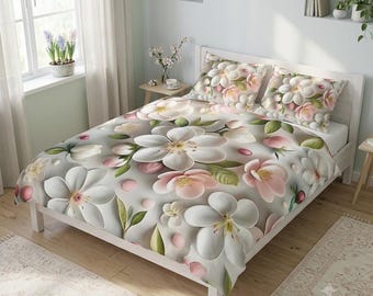 Floral Cotton Comforter – Vibrant Print, Lightweight Bedding, Oeko-Tex Certified